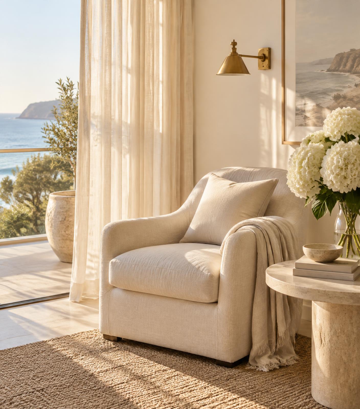 A calm, softly lit private room